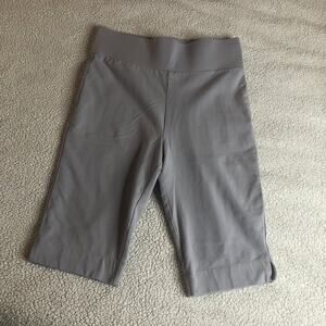 Periwinkle purple gray high waisted cotton bike shorts XSP
